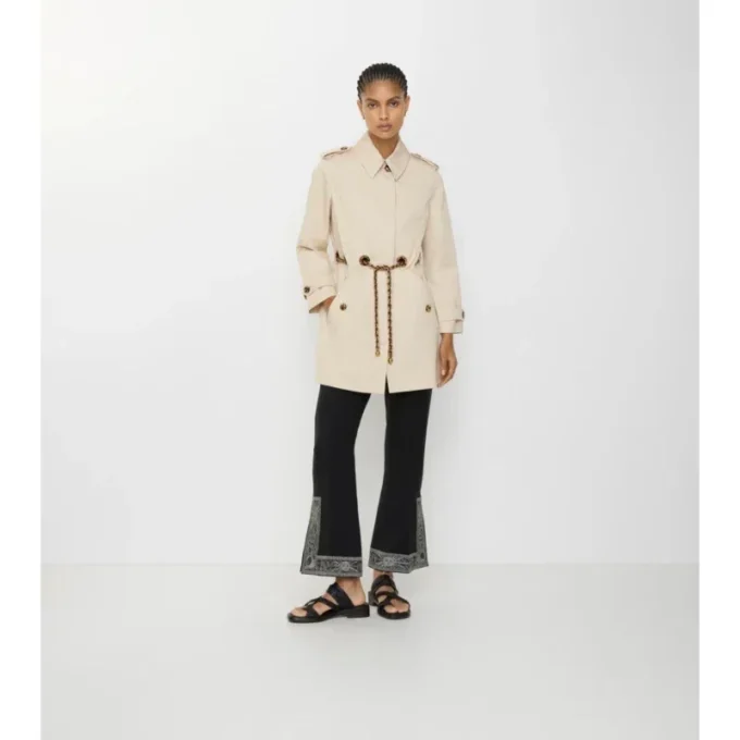 Abrigo corto de gabardine Stonehaven Car Coat Abrigo corto de gabardine Stonehaven Car Coat