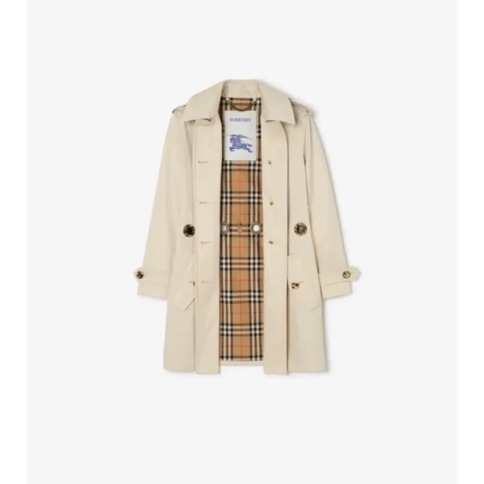 Abrigo corto de gabardine Stonehaven Car Coat Abrigo corto de gabardine Stonehaven Car Coat
