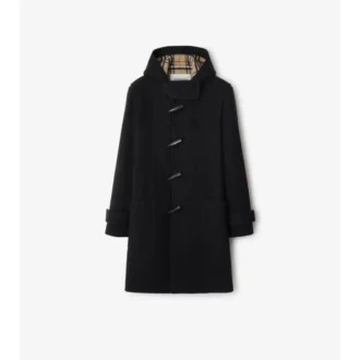 Abrigo Duffle de lana
