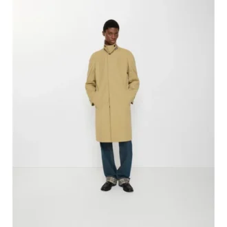 Abrigo largo de algodón Car Coat