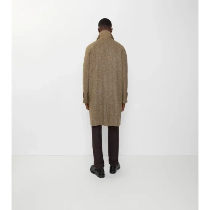 Abrigo largo de lana con diseño en espiga «Dual Burberry Car Coat» Abrigo largo de lana con diseño en espiga «Dual Burberry Car Coat»
