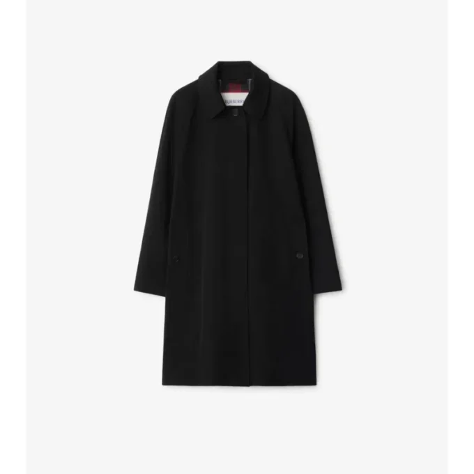 Abrigo tipo Car Coat de gabardina de largo medio Abrigo tipo Car Coat de gabardina de largo medio