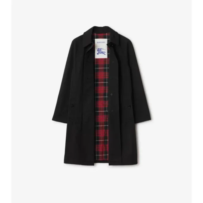 Abrigo tipo Car Coat de gabardina de largo medio Abrigo tipo Car Coat de gabardina de largo medio