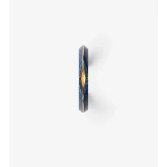Anillo hueco con lapislázuli
