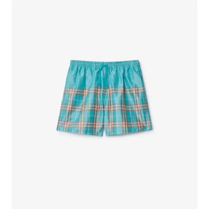 Bañador con estampado de cuadros degradado Bañador con estampado de cuadros degradado