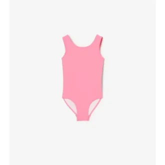 Bañador con ribete de cuadros