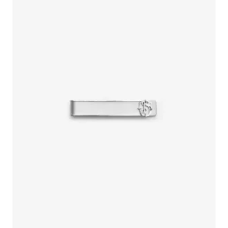 Barra de corbata con charm B