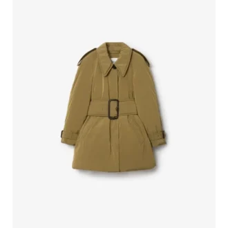 Berryhill Car Coat acolchado con cinturón