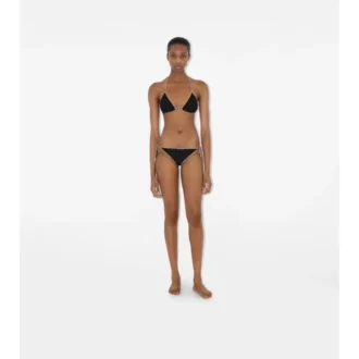 Bikini con ribetes a cuadros