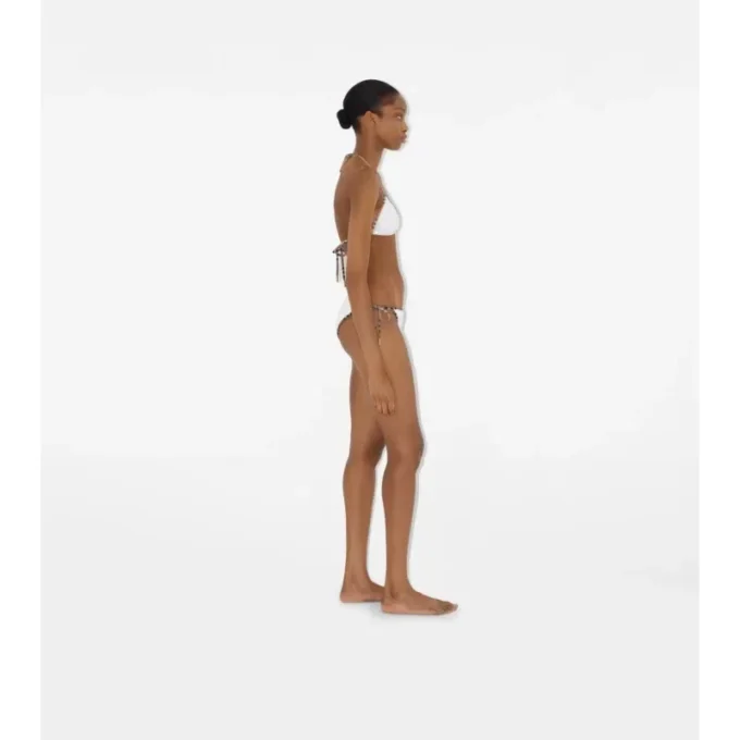 Bikini con ribetes a cuadros Bikini con ribetes a cuadros
