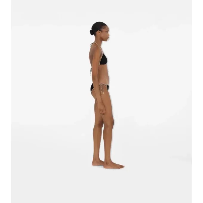 Bikini con ribetes a cuadros Bikini con ribetes a cuadros