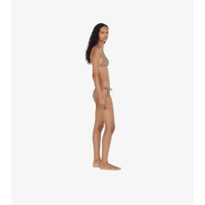 Bikini triangular a cuadros Bikini triangular a cuadros