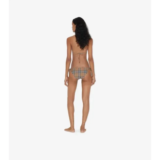 Bikini triangular a cuadros Bikini triangular a cuadros