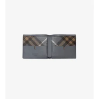 Billetera doble con estampado Pop Check