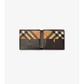 Billetera doble con estampado Pop Check