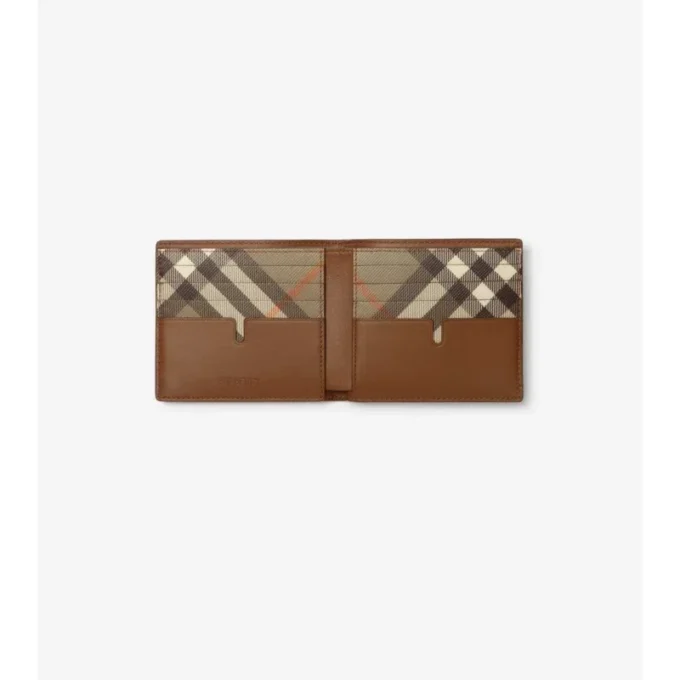Billetera doble con estampado Pop Check Billetera doble con estampado Pop Check