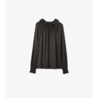 Blusa de seda geométrica