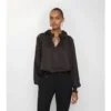 Blusa de seda geométrica Blusa de seda geométrica