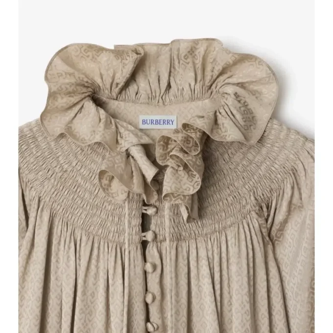 Blusa de seda geométrica Blusa de seda geométrica