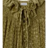 Blusa de terciopelo de mezcla de seda Torch Blusa de terciopelo de mezcla de seda Torch
