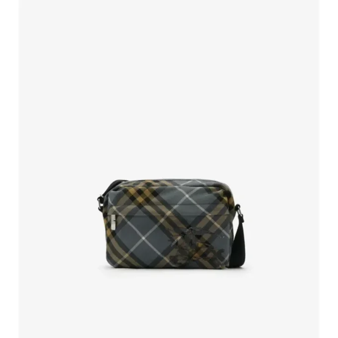 Bolso bandolera pequeño con estampado de cuadros Bolso bandolera pequeño con estampado de cuadros