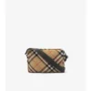 Bolso bandolera pequeño con estampado de cuadros Bolso bandolera pequeño con estampado de cuadros