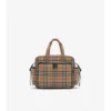 Bolso cambiador con estampado de cuadros Bolso cambiador con estampado de cuadros