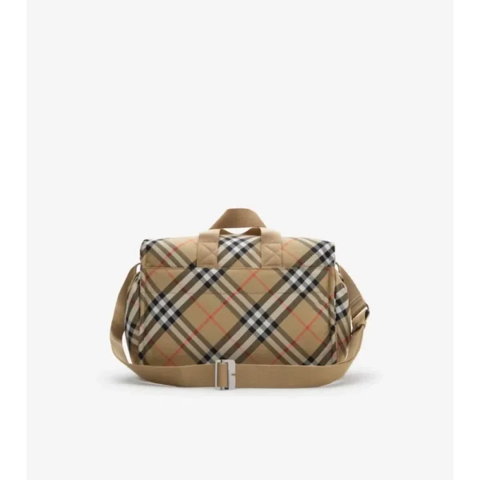 Bolso cambiador con estampado de cuadros Bolso cambiador con estampado de cuadros