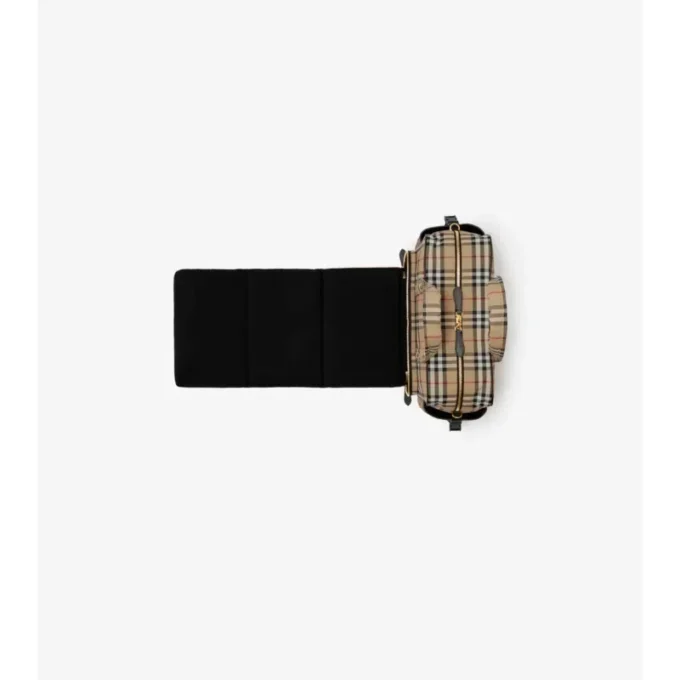Bolso cambiador con estampado de cuadros Bolso cambiador con estampado de cuadros