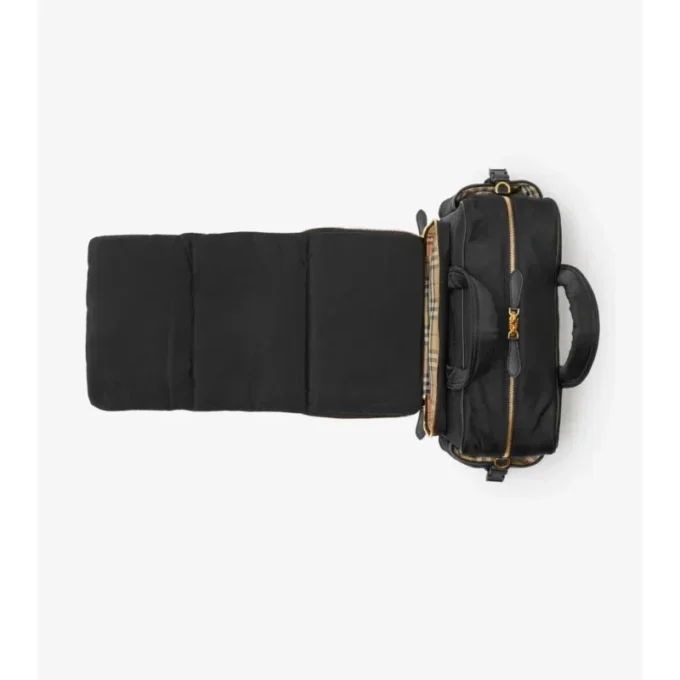 Bolso cambiador de bebé de nailon acolchado Bolso cambiador de bebé de nailon acolchado