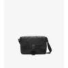 Bolso mensajero pequeño con estampado de cuadros en relieve y hebilla Bolso mensajero pequeño con estampado de cuadros en relieve y hebilla
