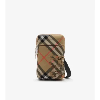 Bolso para teléfono con estampado de cuadros