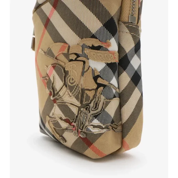 Bolso para teléfono con estampado de cuadros Bolso para teléfono con estampado de cuadros