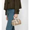 Bolso tipo boliche con estampado mini