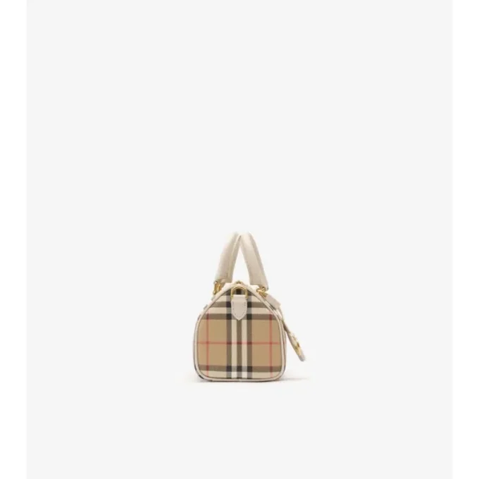 Bolso tipo boliche con estampado mini