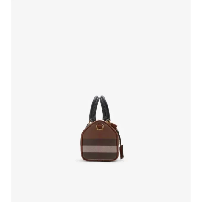 Bolso tipo boliche con estampado mini
