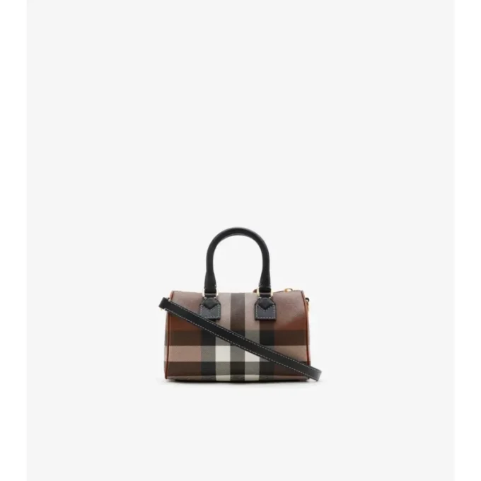 Bolso tipo boliche con estampado mini