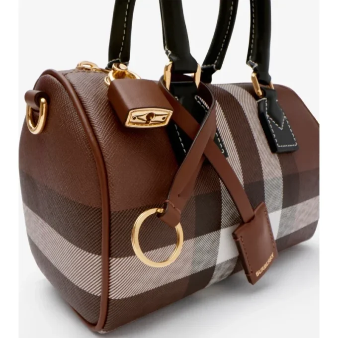 Bolso tipo boliche con estampado mini Bolso tipo boliche con estampado mini