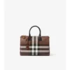Bolso tipo boliche mediano a cuadros Bolso tipo boliche mediano a cuadros