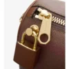 Bolso tipo boliche mediano a cuadros Bolso tipo boliche mediano a cuadros