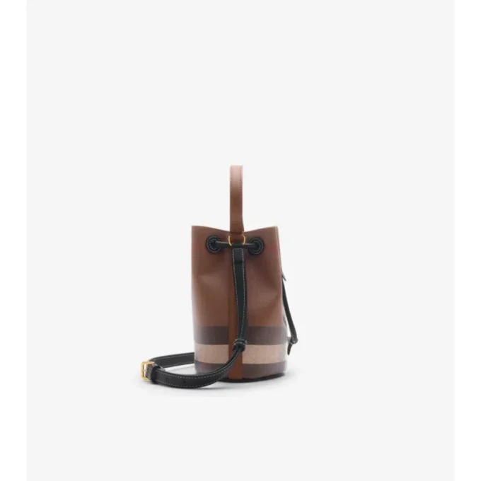 Bolso tipo cubo Mini Check Bolso tipo cubo Mini Check