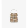 Bolso tipo cubo Mini Check Bolso tipo cubo Mini Check