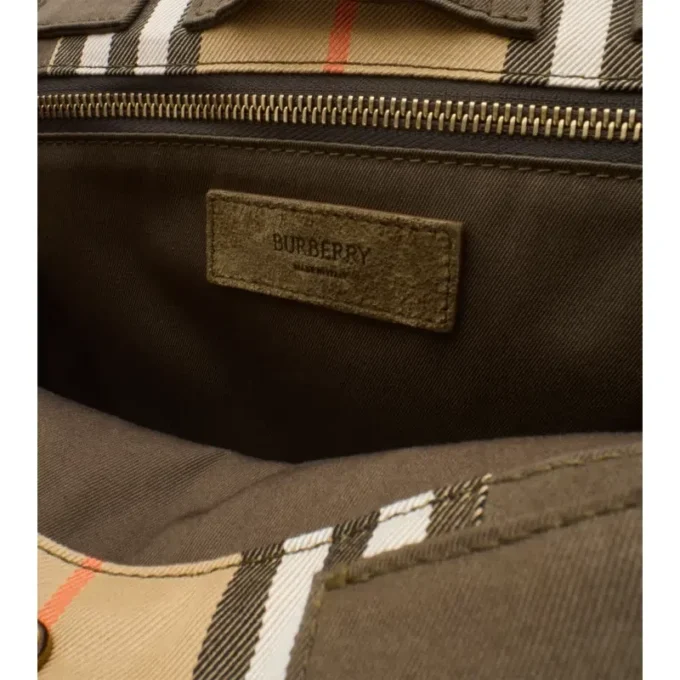 Bolso tote con estampado de cuadros Bolso tote con estampado de cuadros