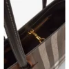 Bolso tote mediano con estampado de cuadros Bolso tote mediano con estampado de cuadros