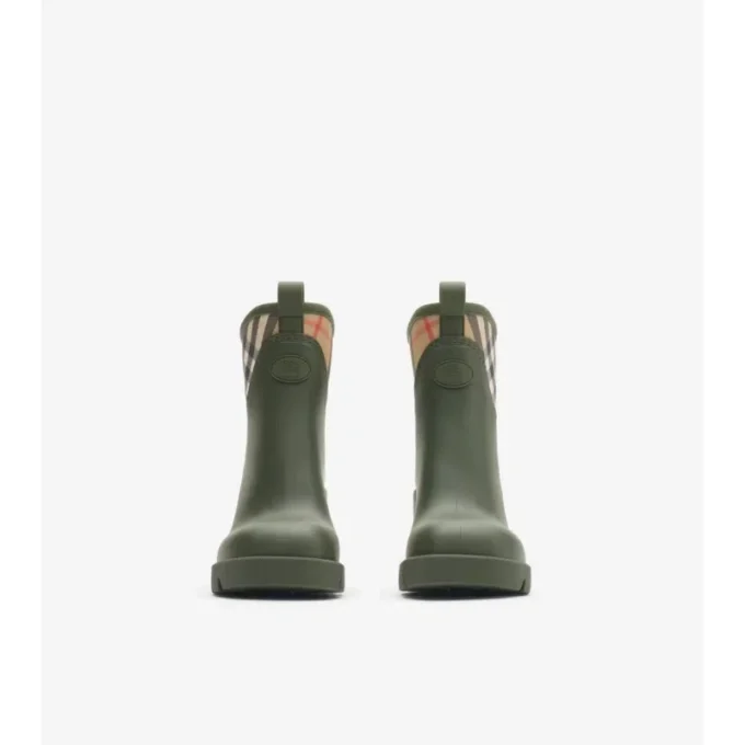 Botas bajas con tacón y estampado Marsh de caucho Botas bajas con tacón y estampado Marsh de caucho