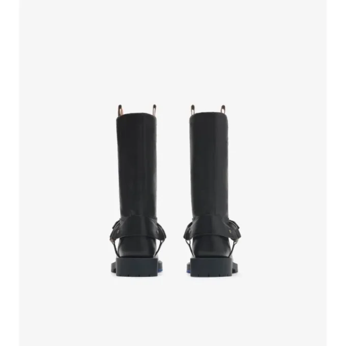 Botas bajas de silla de montar de piel suave Botas bajas de silla de montar de piel suave