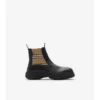 Botas Chelsea bajas de cuero tipo creeper Botas Chelsea bajas de cuero tipo creeper