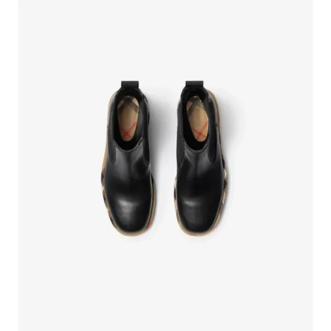 Botas Chelsea de piel Gravel Botas Chelsea de piel Gravel