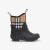 Botas de lluvia de neopreno y goma con estampado Vintage Check Botas de lluvia de neopreno y goma con estampado Vintage Check