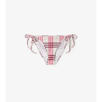 Braguitas de bikini con estampado de cuadros